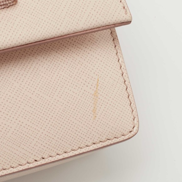 SALVATORE FERRAGAMO Pink Leather Mini Ginny Crossbody Bag - Picture 6 of 8